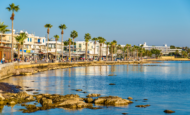 Paphos is located in southwest Cyprus and is the capital of Paphos district.